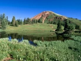 Alpine Tarn and Mount Belleview, Paradise Divide.jpg