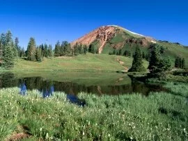 Alpine Tarn and Mount Belleview, Paradise Divide.jpg (click to view)