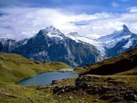 Bachsee, Wetterhorn, Schreckhorn, Switzerland - .jpg