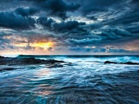 Blue Seascape Windows 7 Wallpaper