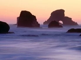 Evening Falls over Sea Stacks, Ecola State Park,.jpg