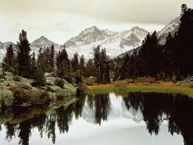 Glacial Tarn. Bear Creek Spire. Rock Creek, Cali