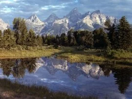 Grand Teton Reflections, Yellowstone - .jpg (click to view)