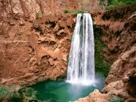 Havasupai Mooni Falls, Grand Canyon, Arizona - 1.jpg (click to view)