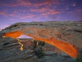 Mesa Arch at Sunrise, Canyonlands National Park,.jpg (click to view)