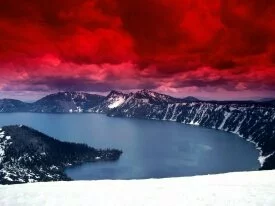 Scarlet Skies, Crater Lake, Oregon -  -.jpg