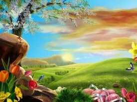 Scenic Easter Eggs