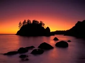 Seastacks Silhouetted at Sunset, Trinidad, Calif.jpg