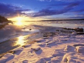 Sunset Over Knik Arm and Six Mile Creek, Alaska .jpg (click to view)