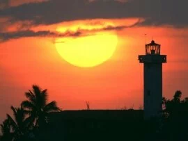 Sunset, Puerto Escondido, Mexico -  - I.jpg (click to view)