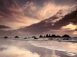 Sunset Splash, Seal Rock, Oregon -  - I.jpg (click to view)