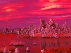 Tufa Formations at Sunset, Mono Lake, California.jpg (click to view)