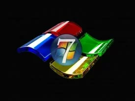 Windows 7 Glass Widescreen Wallpaper