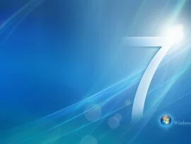 Windows 7 wallpaper - Concept Blue (click to view)