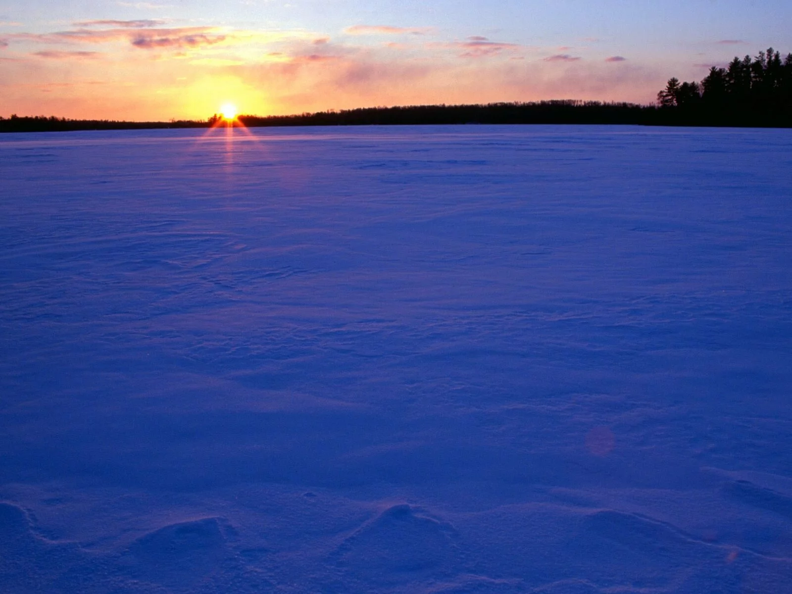 Frozen Moose Lake at Sunset, Minn.jpg