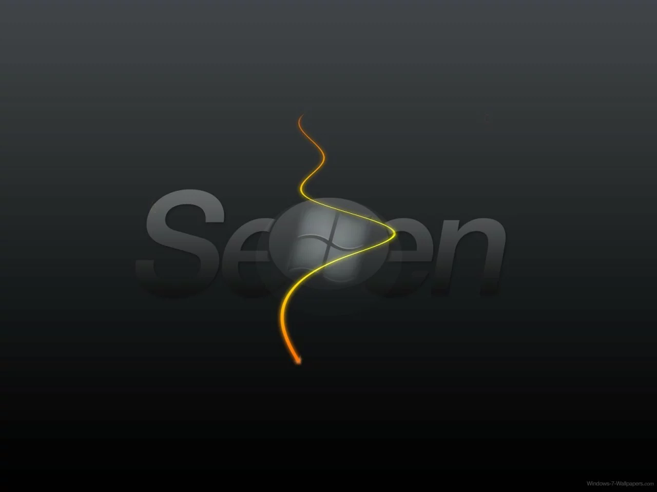 Windows 7 Wallpaper - Flame Fire