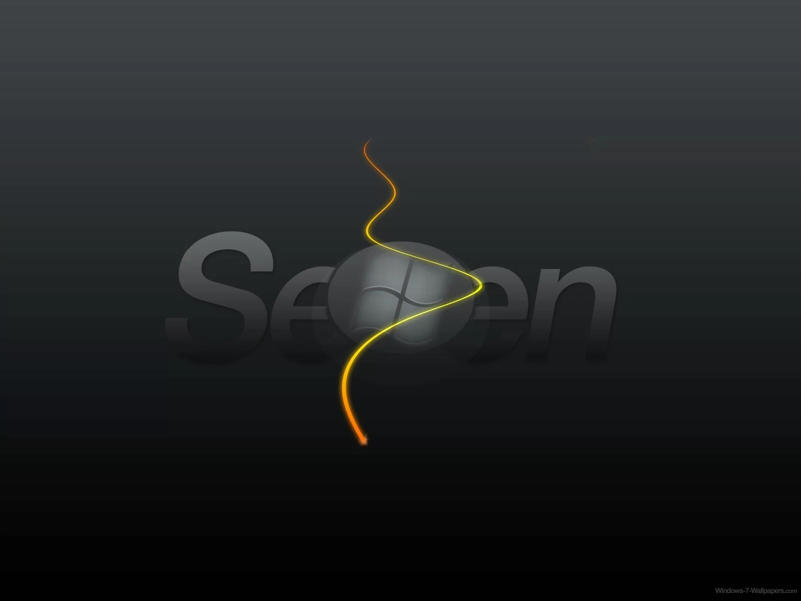 Windows 7 Wallpaper - Flame Fire
