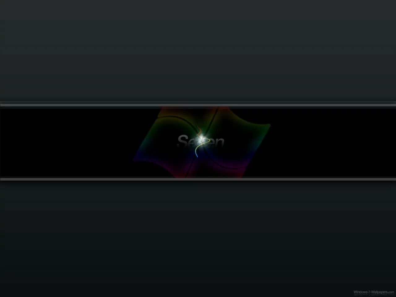 Windows 7 Wallpaper - Rainbow Stripe V.2