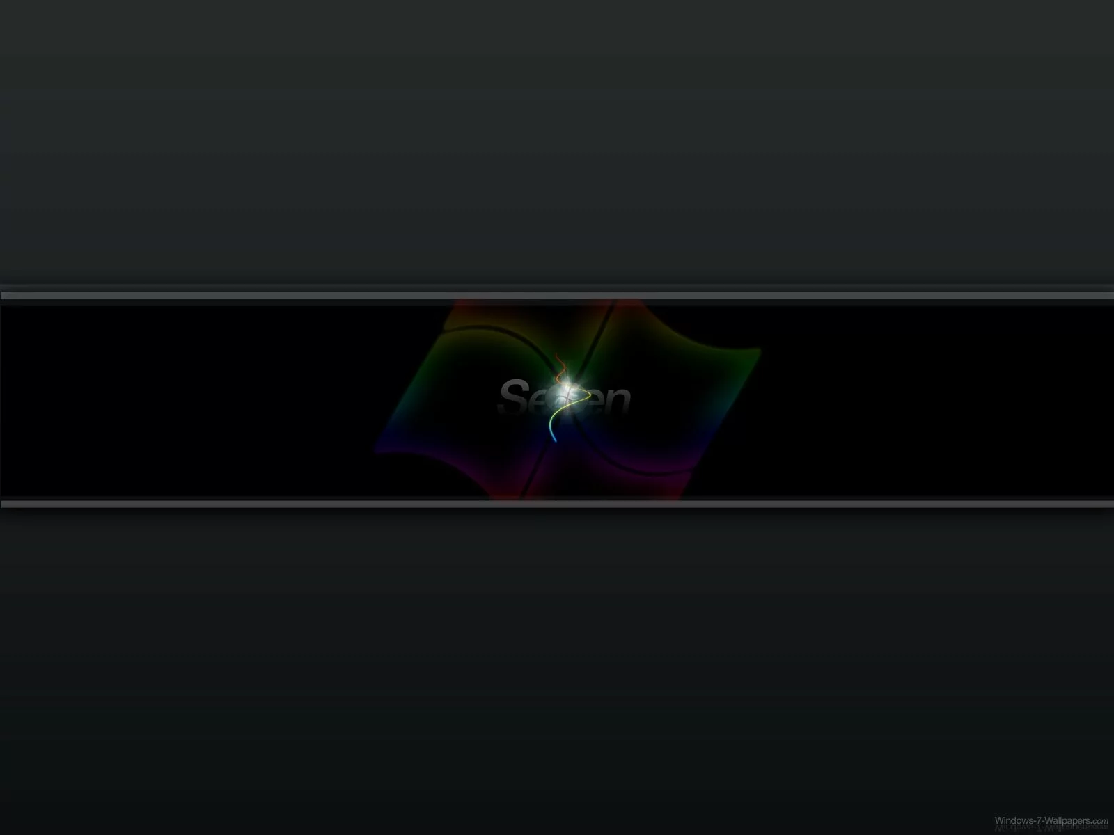 Windows 7 Wallpaper - Rainbow Stripe V.2